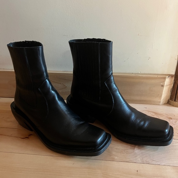 ALOHAS Leather Ranch Boots - Picture 1 of 6